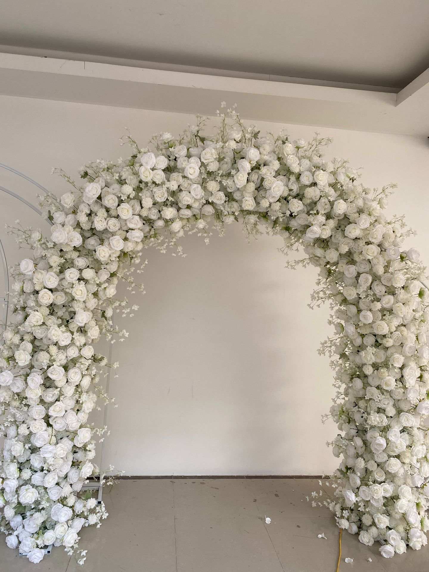 White Jasmine Floral Luxury Arch - 2.4m