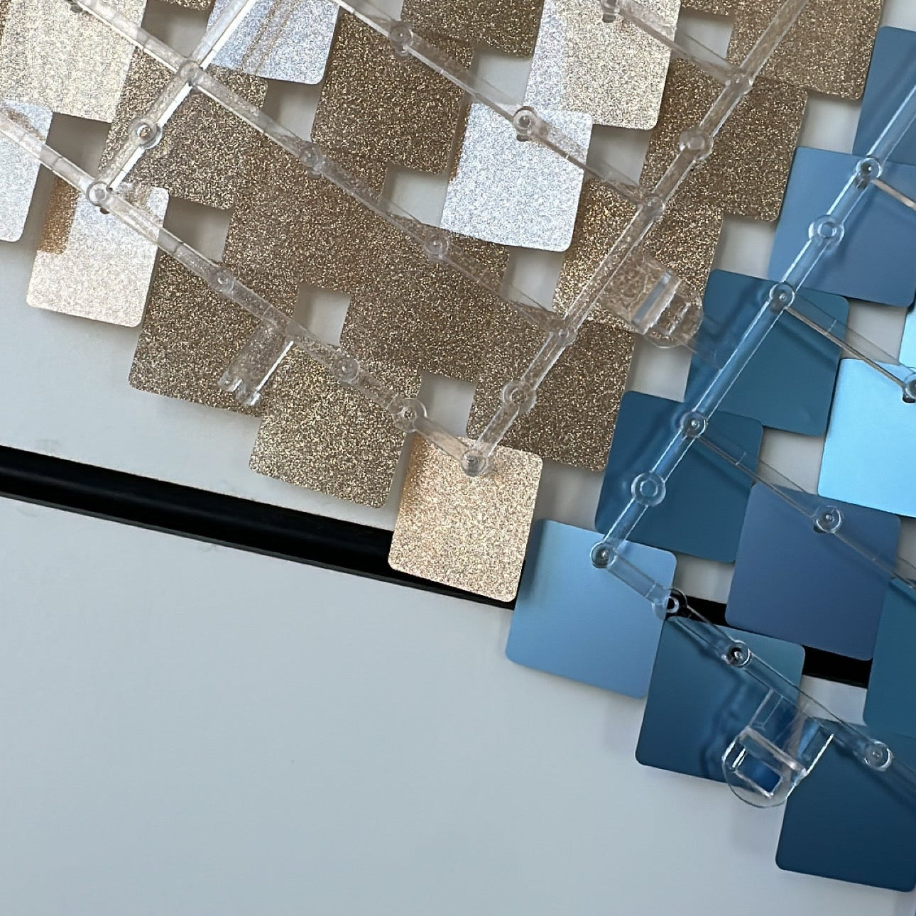 Sequin Wall Panel easy connect clips