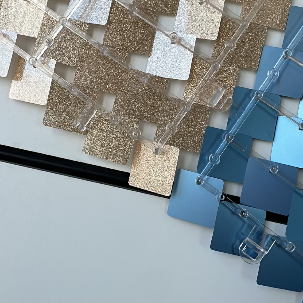 'Champage' Gold Matte Sequin Wall