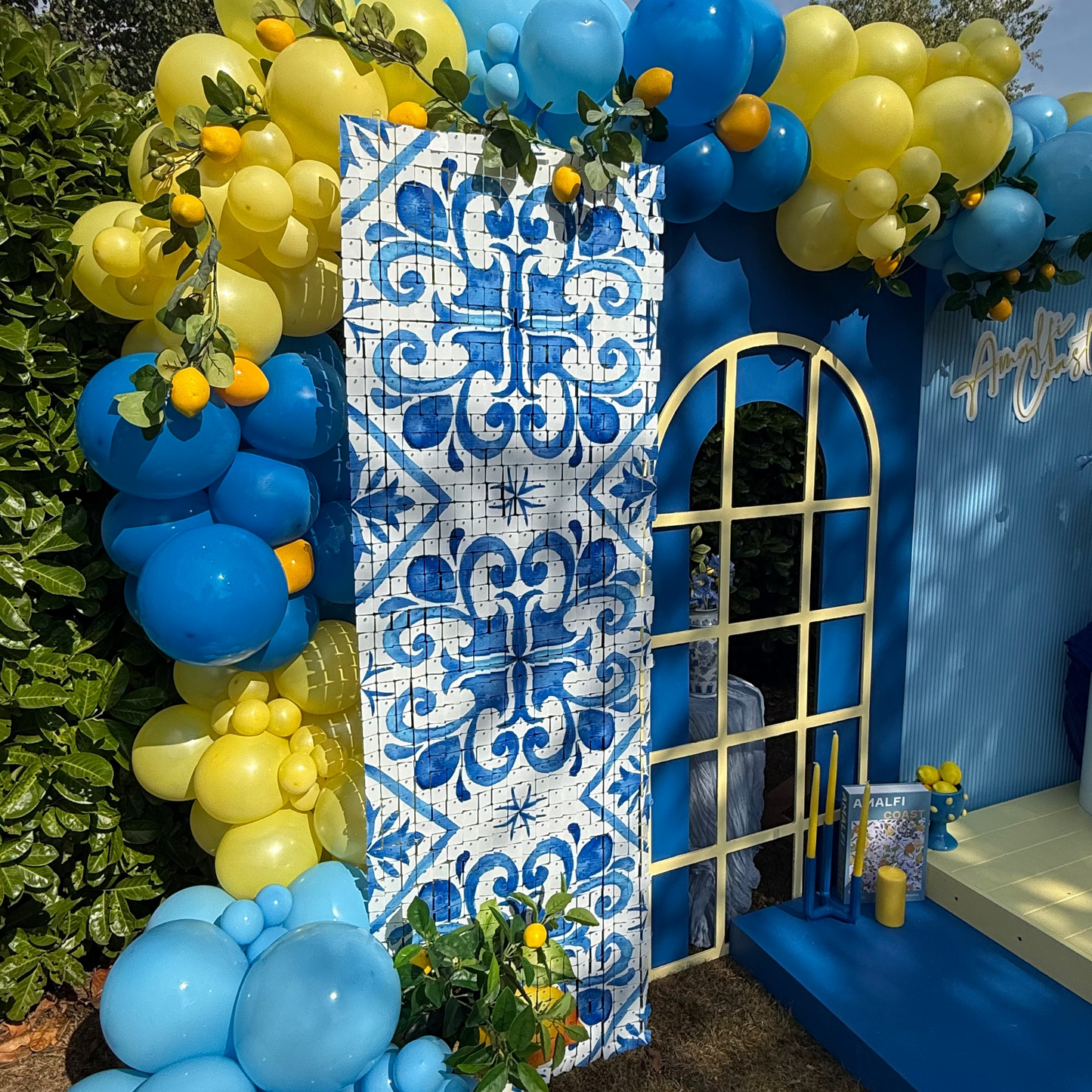 Amalfi Print Mini Sequin Wall
