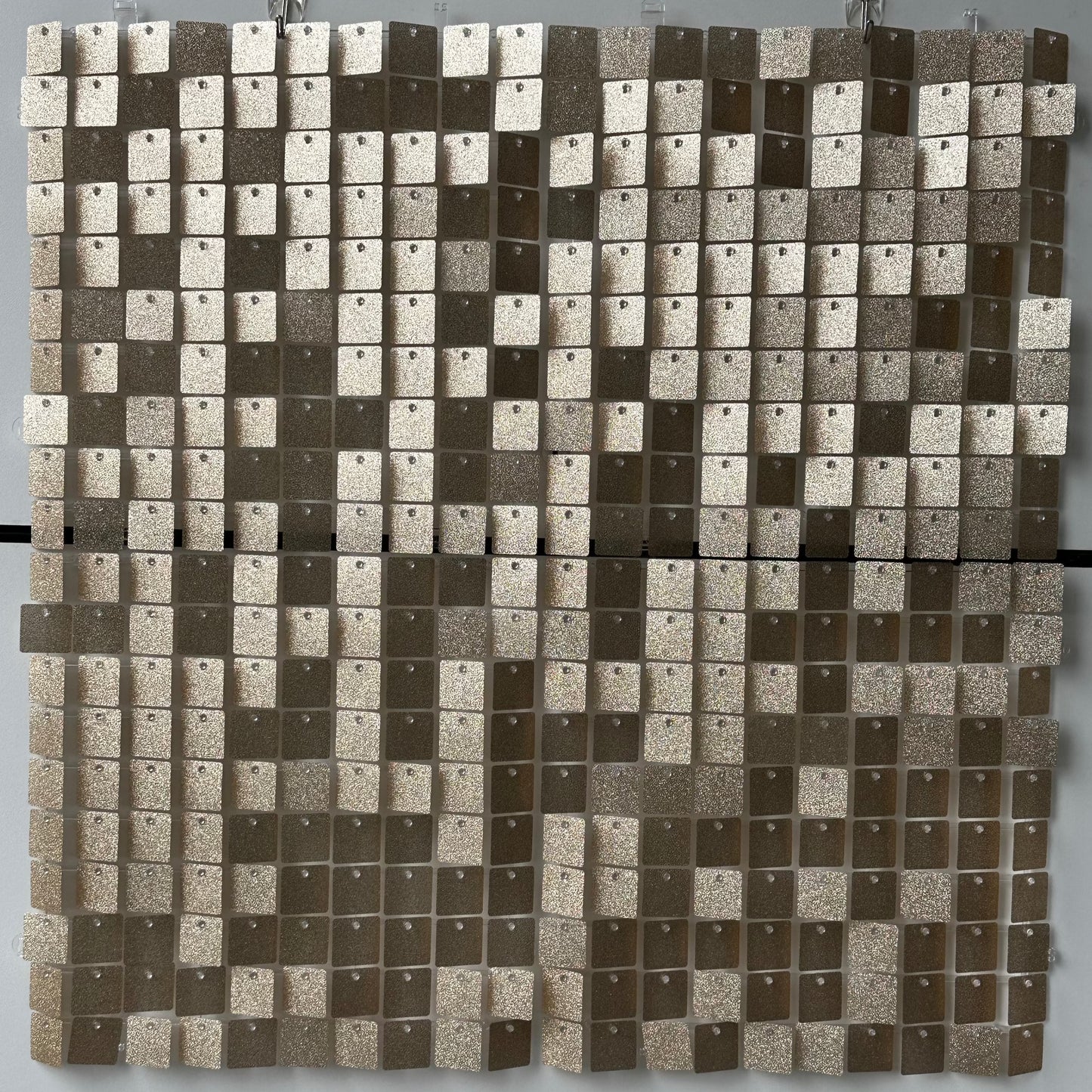 Glitter Gold Matte Sequin Wall