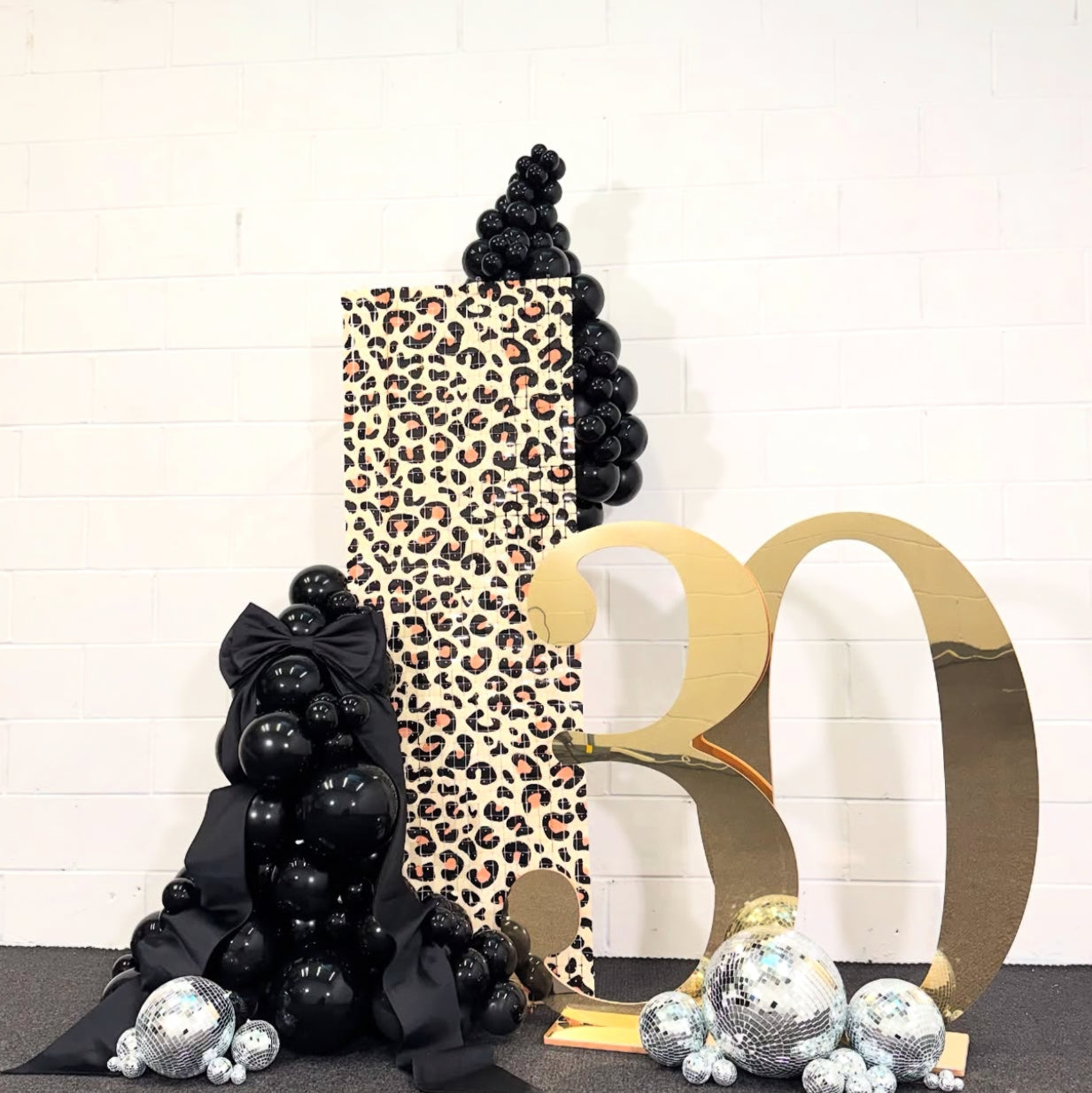 Leopard Print Sequin Wall - Mini Walls