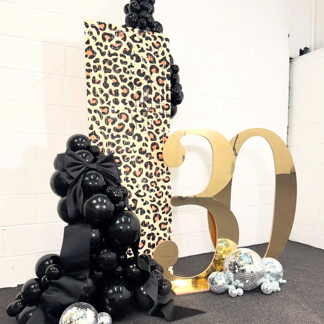 Leopard Print Sequin Wall - Mini Walls