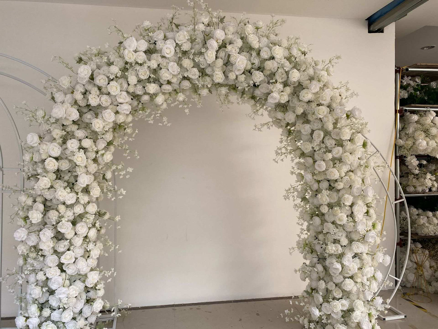 White Jasmine Floral Luxury Arch - 2.4m