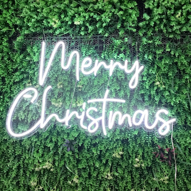 Merry Christmas Neon Sign in Cool or Warm White