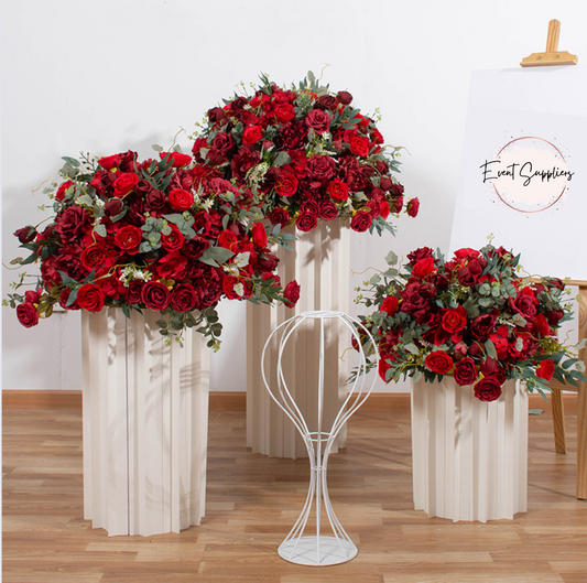 Red Rose Floral & Foliage Centrepiece