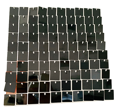Black Shiny Sequin Wall - In Stock