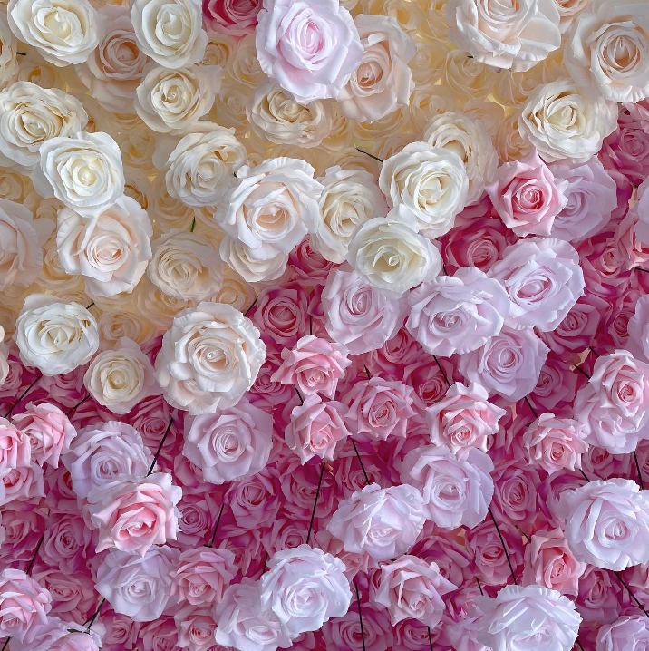 Luxury 5D 'Lily' Flower Wall - Cloth Backed