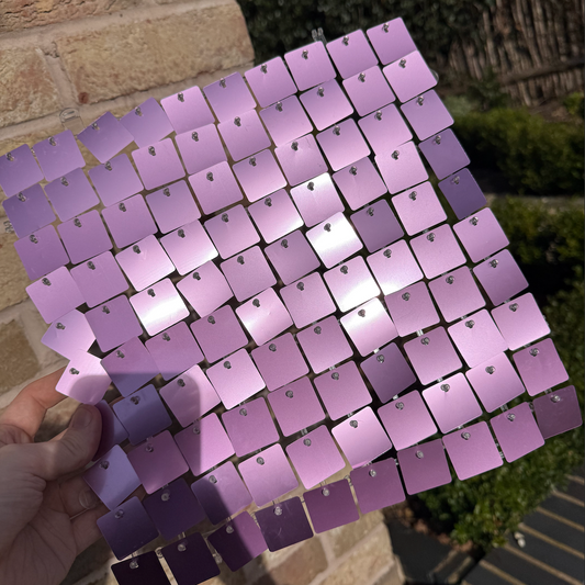 Violet Matte Sequin Wall