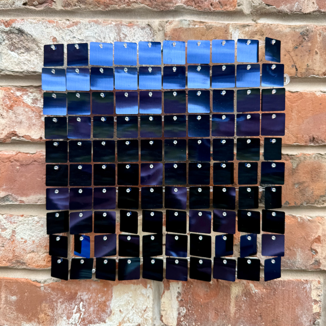 Navy Sequin Wall