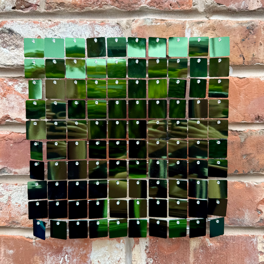 Racing Green Sequin Wall