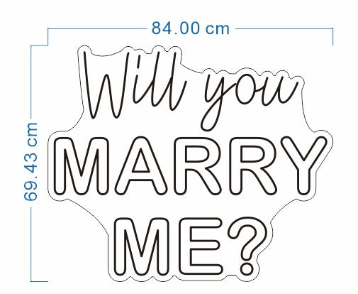 Will You Marry Me Neon Sign