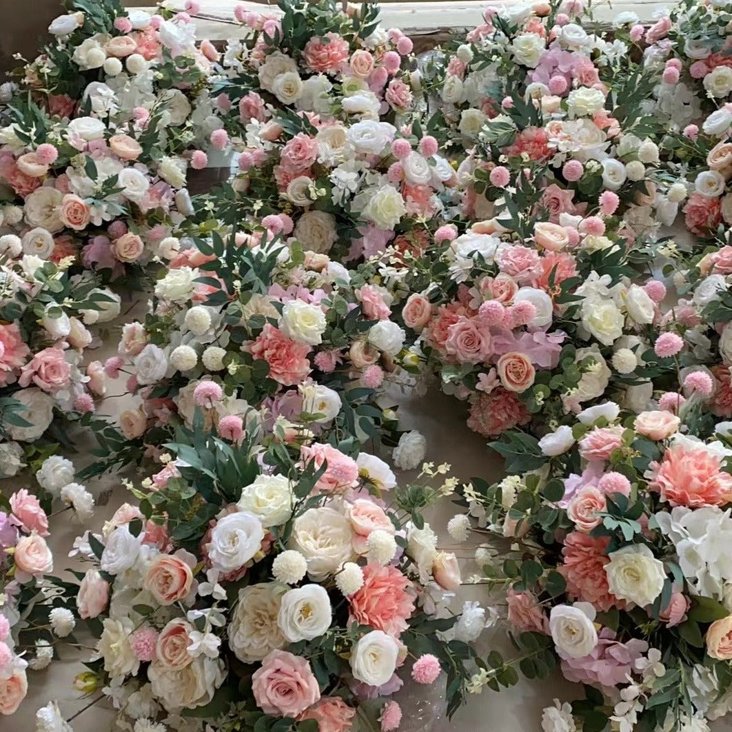 Mixed Rose Floral & Foliage Centrepiece