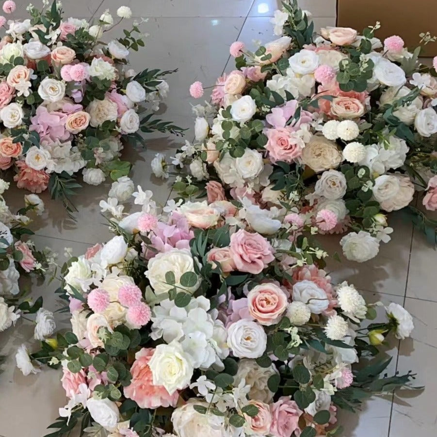 Mixed Rose Floral & Foliage Centrepiece