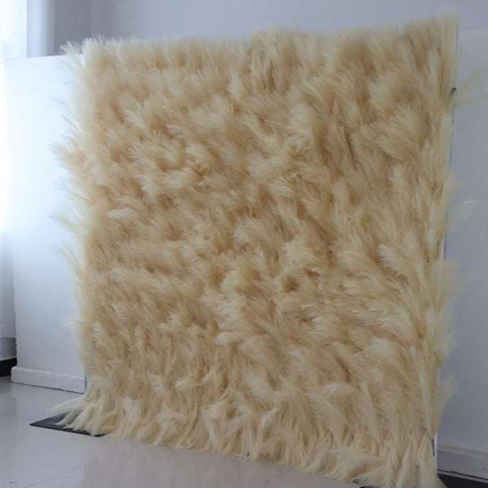 Luxury 5D 'Boho' Faux Pampas Wall - Cloth Backed