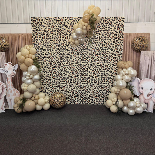 Leopard Print Sequin Wall