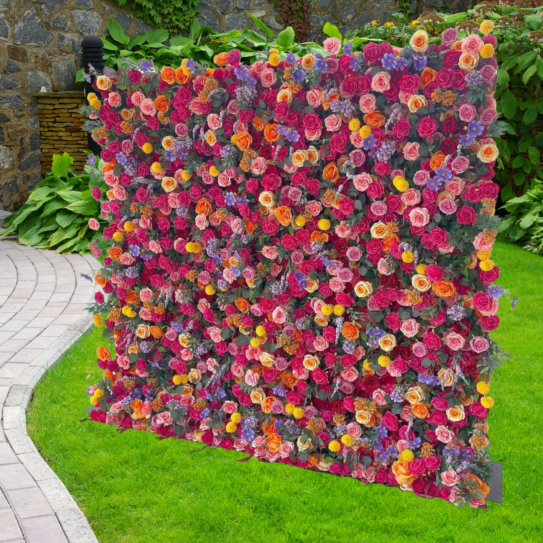 5D 'Camila' Luxury Flower Wall  - Cloth Backed