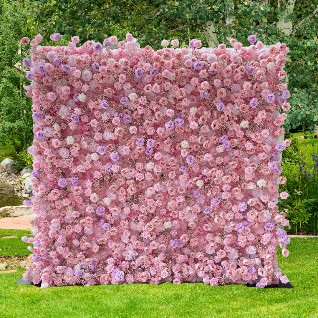 5D 'Sophia' Luxury Flower Wall  - Cloth Backed