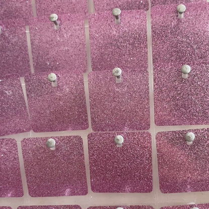 Glitter Matte Pink Sequin Wall