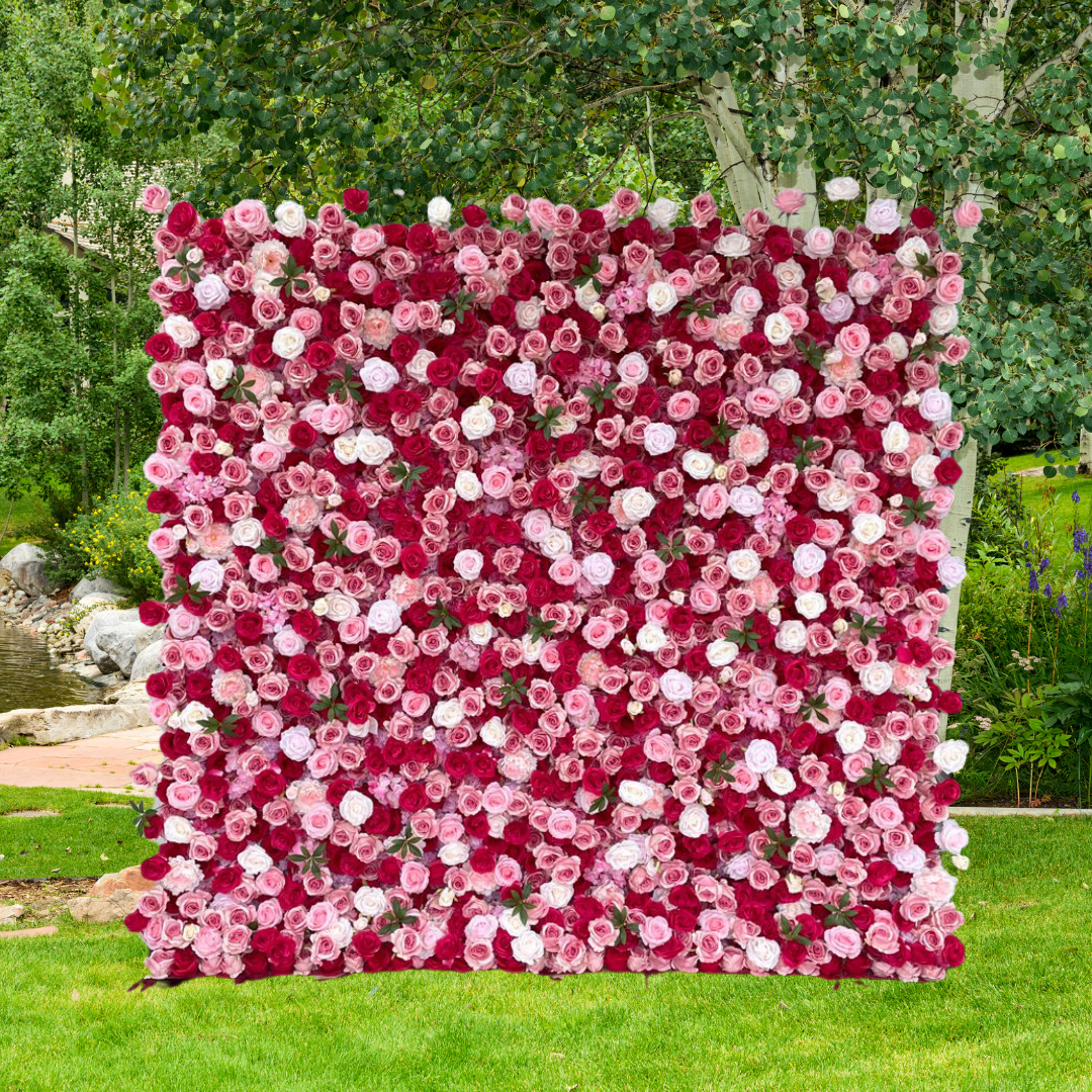 5D  'Rosie' Flower Wall  - Cloth Backed