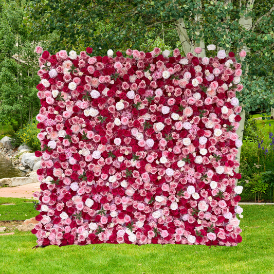5D  'Rosie' Flower Wall  - Cloth Backed
