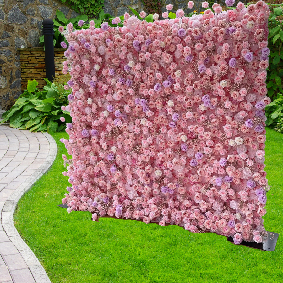 5D 'Sophia' Luxury Flower Wall  - Cloth Backed