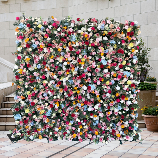 5D 'Arabella' Flower Wall  - Cloth Backed