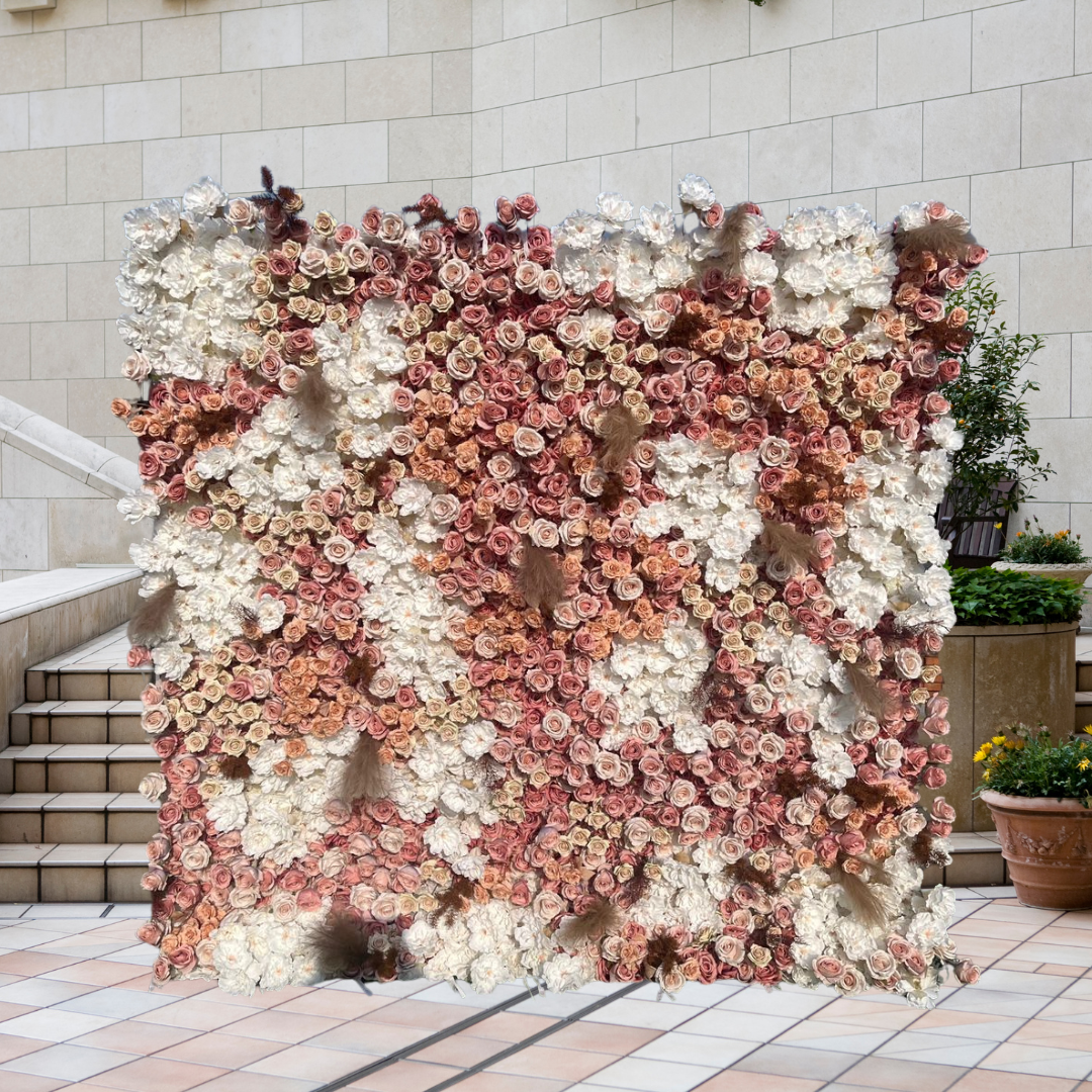 5D 'Thea' Luxury Flower Wall  - Cloth Backed