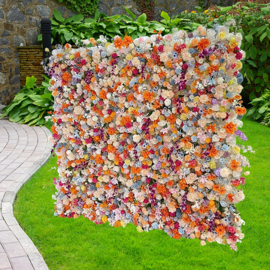 5D  'Aria' Flower Wall  - Cloth Backed
