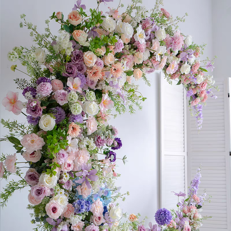 Garden Party Floral Moon Gate - 2.1m