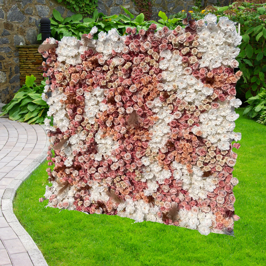 5D 'Thea' Luxury Flower Wall  - Cloth Backed