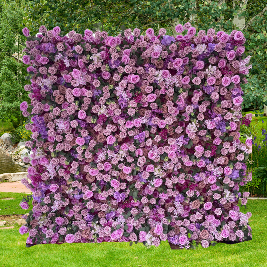 Luxury 5D 'Chloé' Flower Wall  - Cloth Backed
