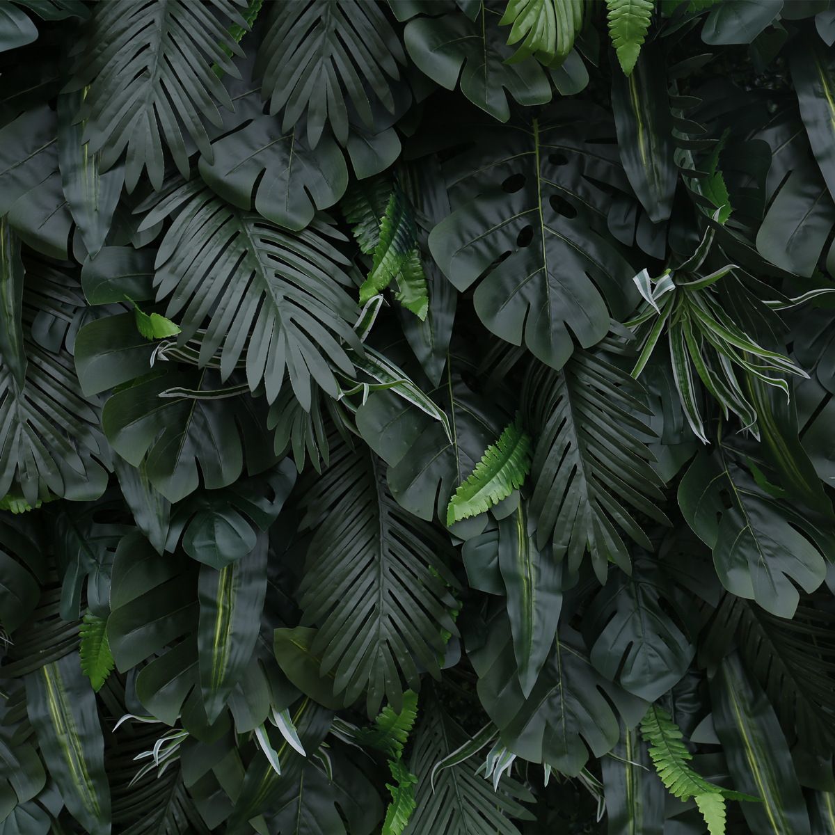 5D Luxury Green Jungle Wall - Cloth Backed