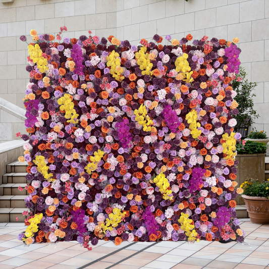 5D 'Layla' Luxury Flower Wall  - Cloth Backed