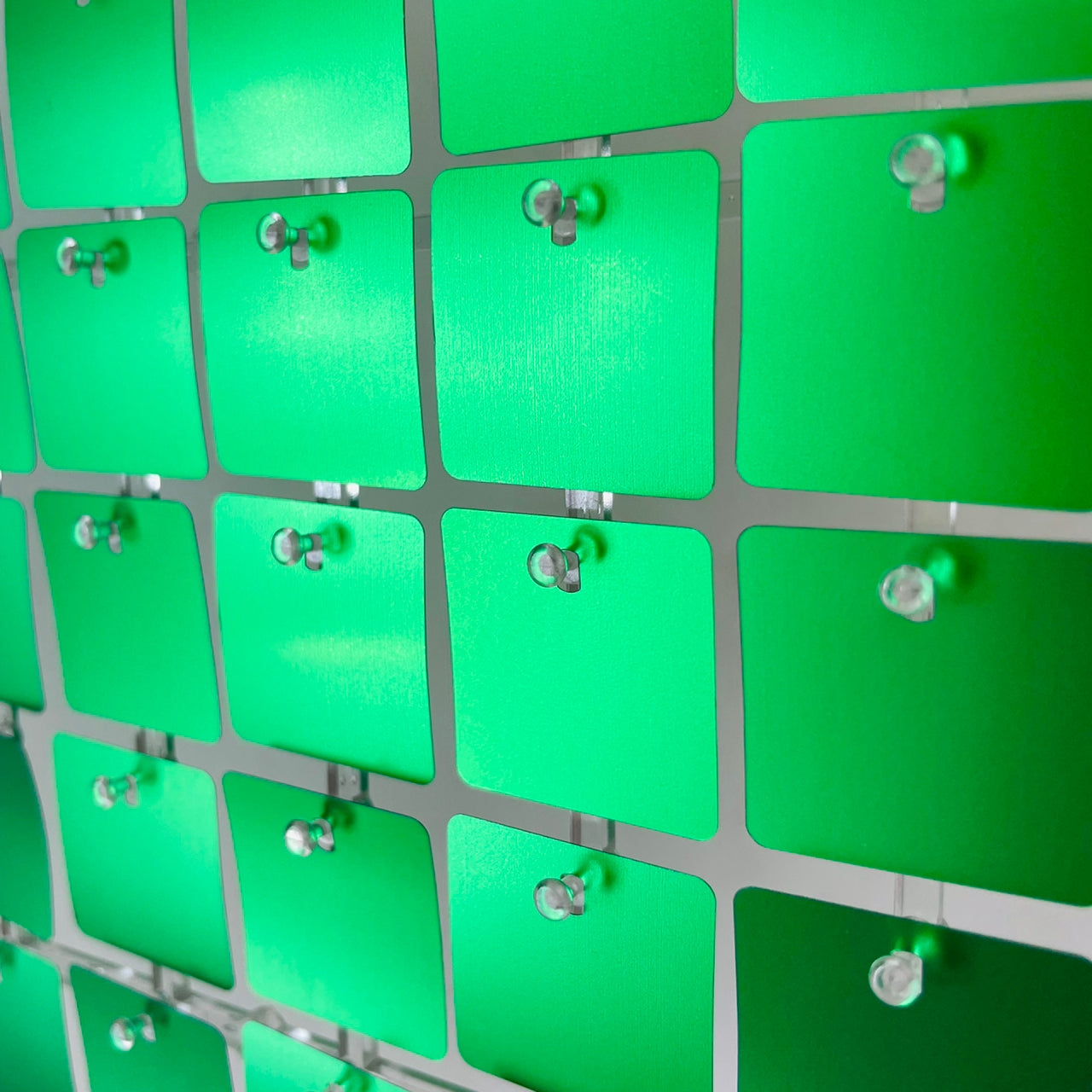 Green Matte Sequin Wall - Express Delivery