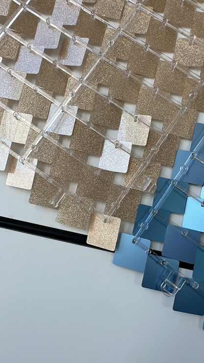 Dolce Vita Floral Print Mini Sequin Wall