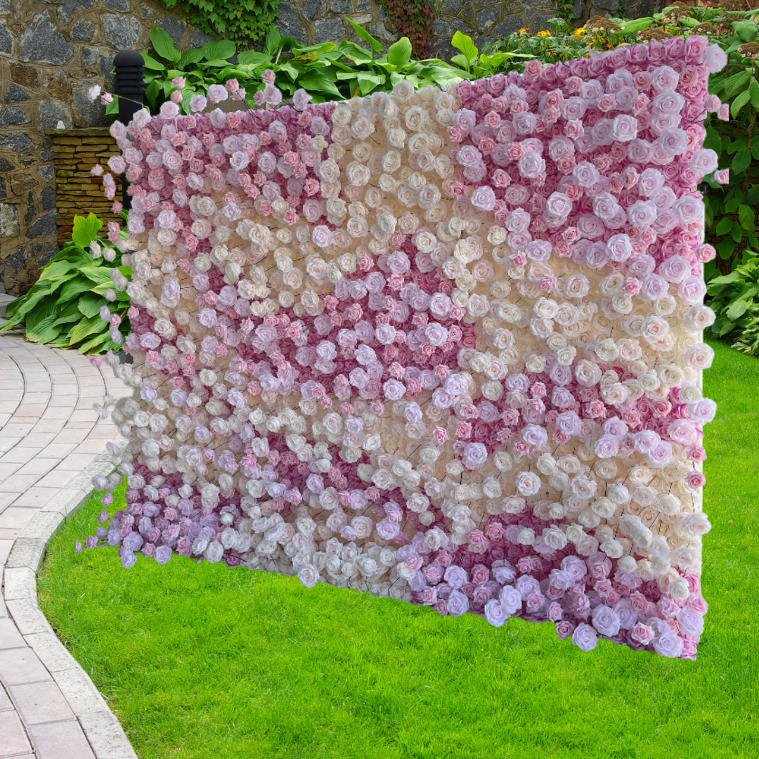 Luxury 5D 'Lily' Flower Wall  - Cloth Backed