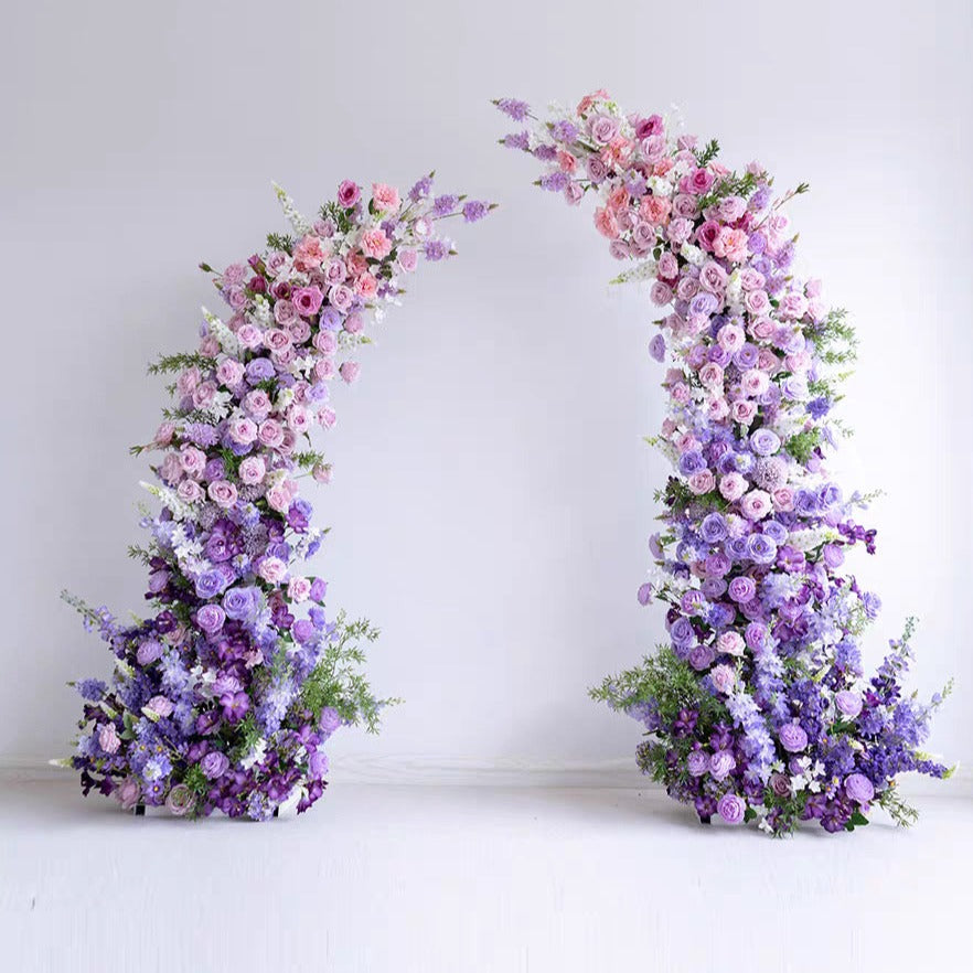 Multi Flower Lavender Floral Pillars – 1.9m & 2.2m