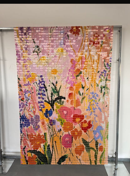 Dolce Vita Floral Print Mini Sequin Wall