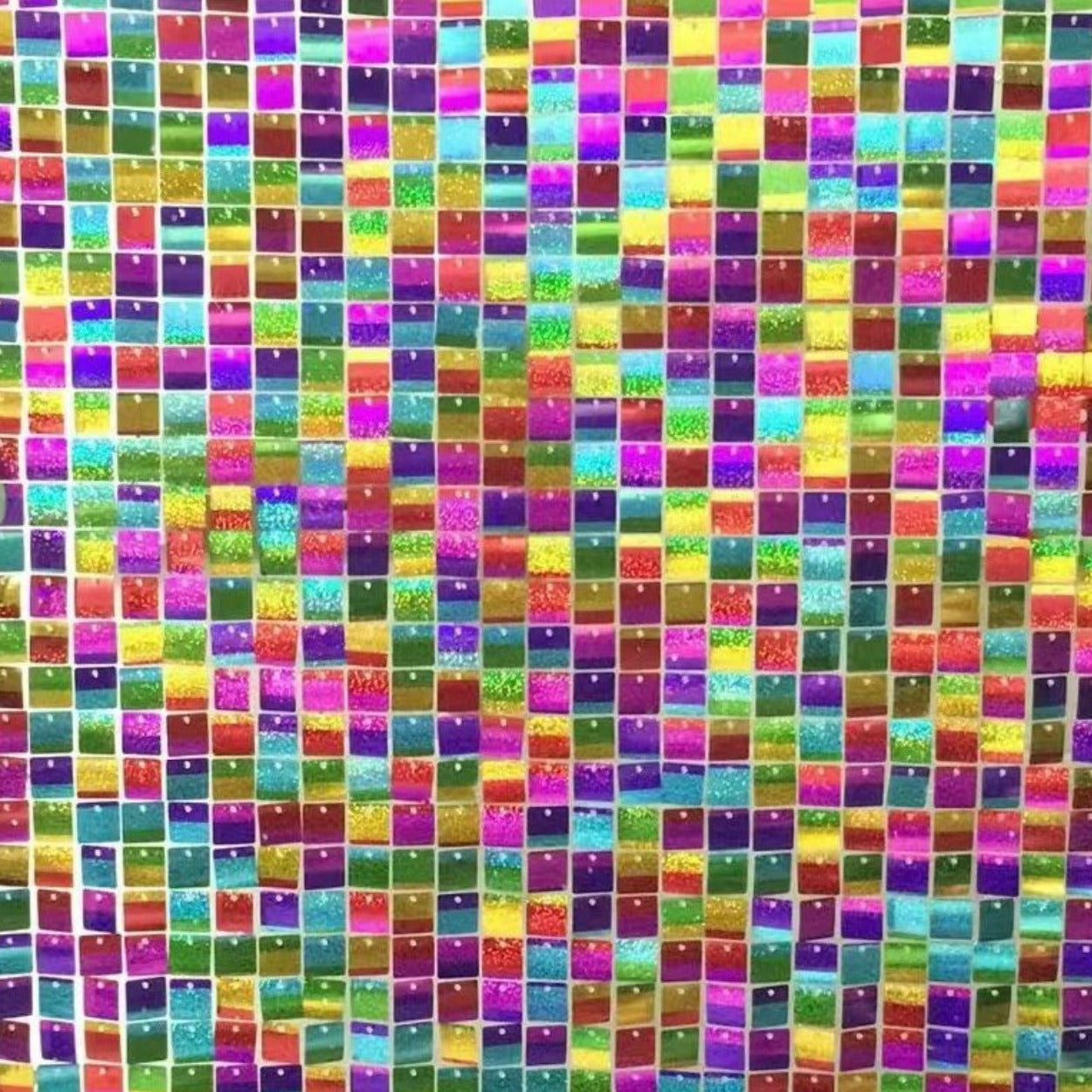 Rainbow Shiny Sequin Wall