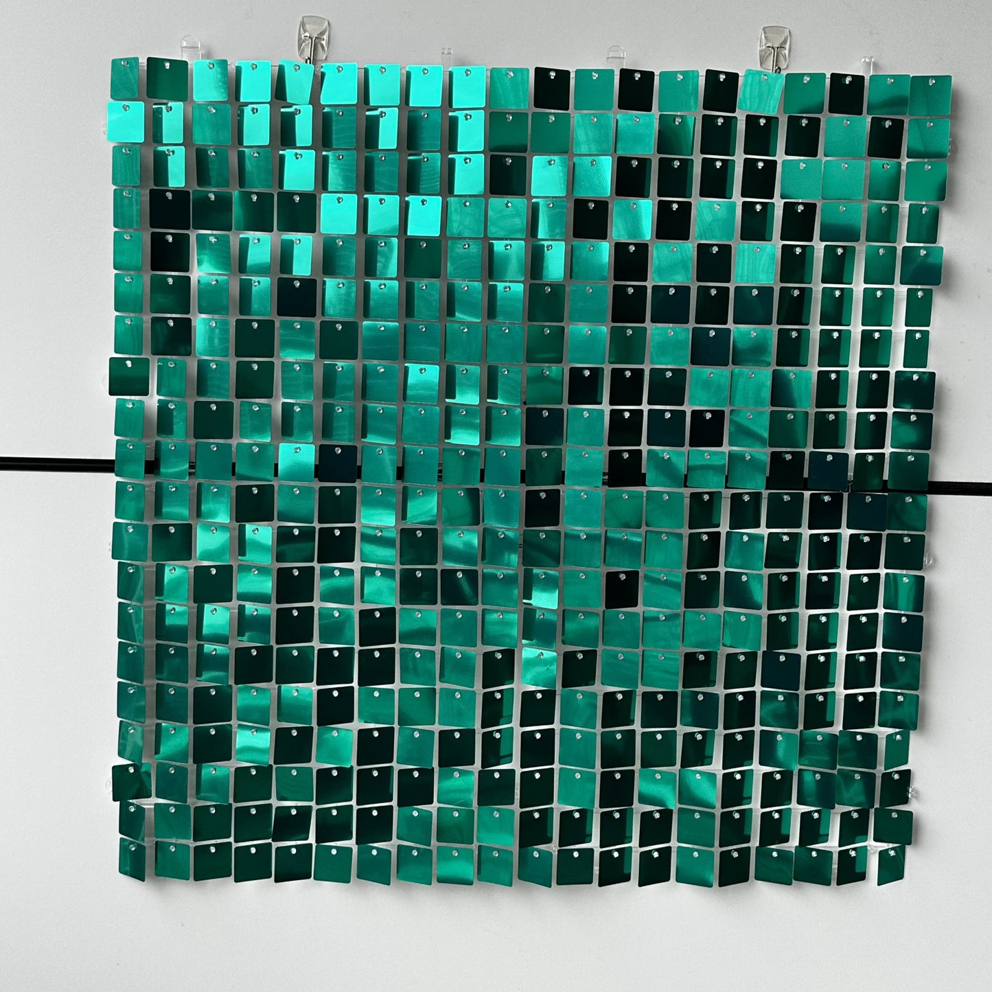 Emerald Green Sequin Wall