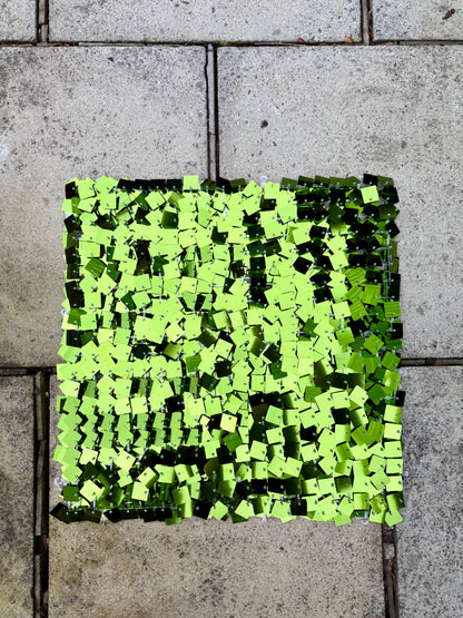 Spring Lime Shiny Sequin Wall - 49 Panels
