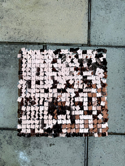 Sunset Bronze Sequin Wall
