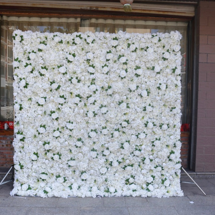 Ivory Greener Premium Flower Wall - Cloth Backed