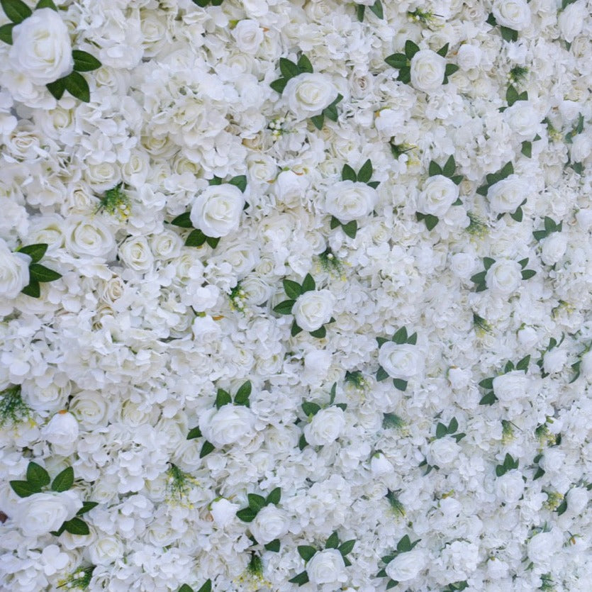 Ivory Greener Premium Flower Wall - Cloth Backed