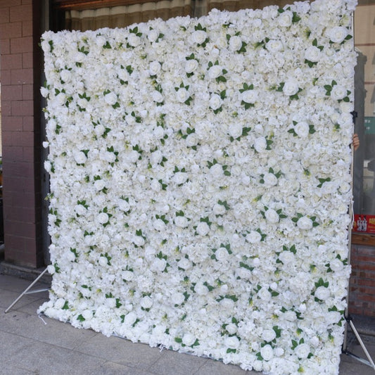Ivory Greener Premium Flower Wall - Cloth Backed