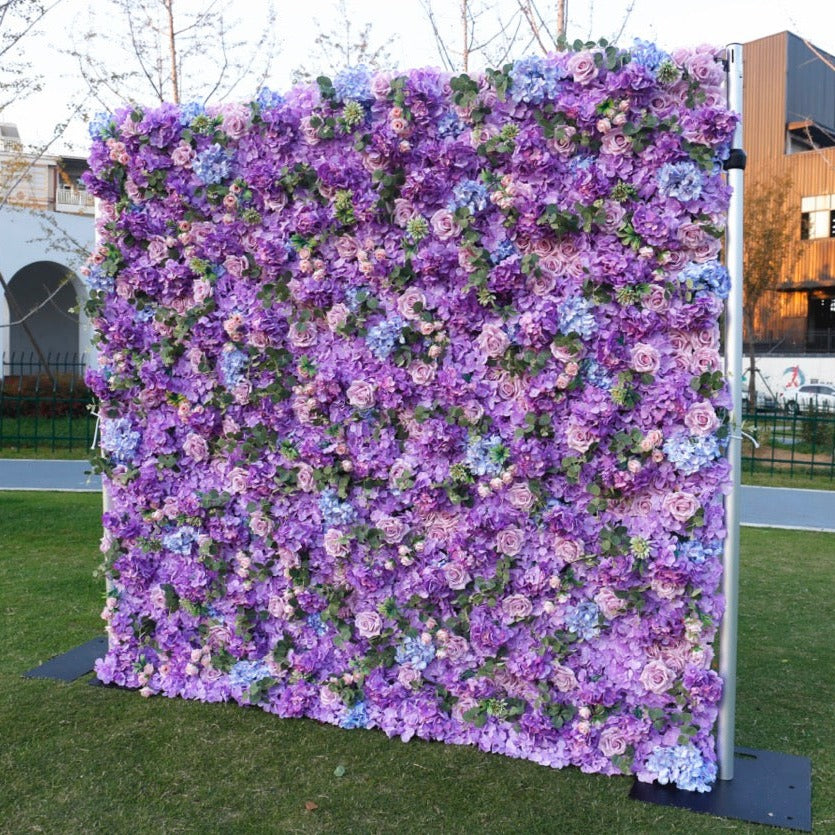 Lavender Deluxe Flower Wall - Cloth Backed