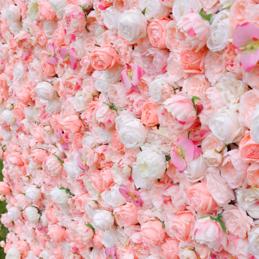 Blush Pink Premium Flower Wall - Cloth Backed