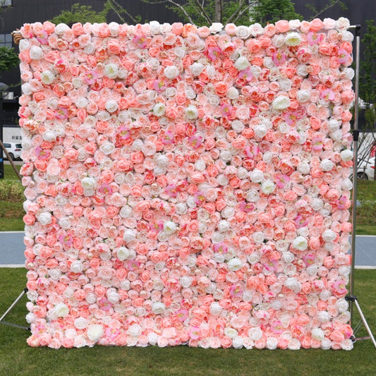 Blush Pink Premium Flower Wall - Cloth Backed