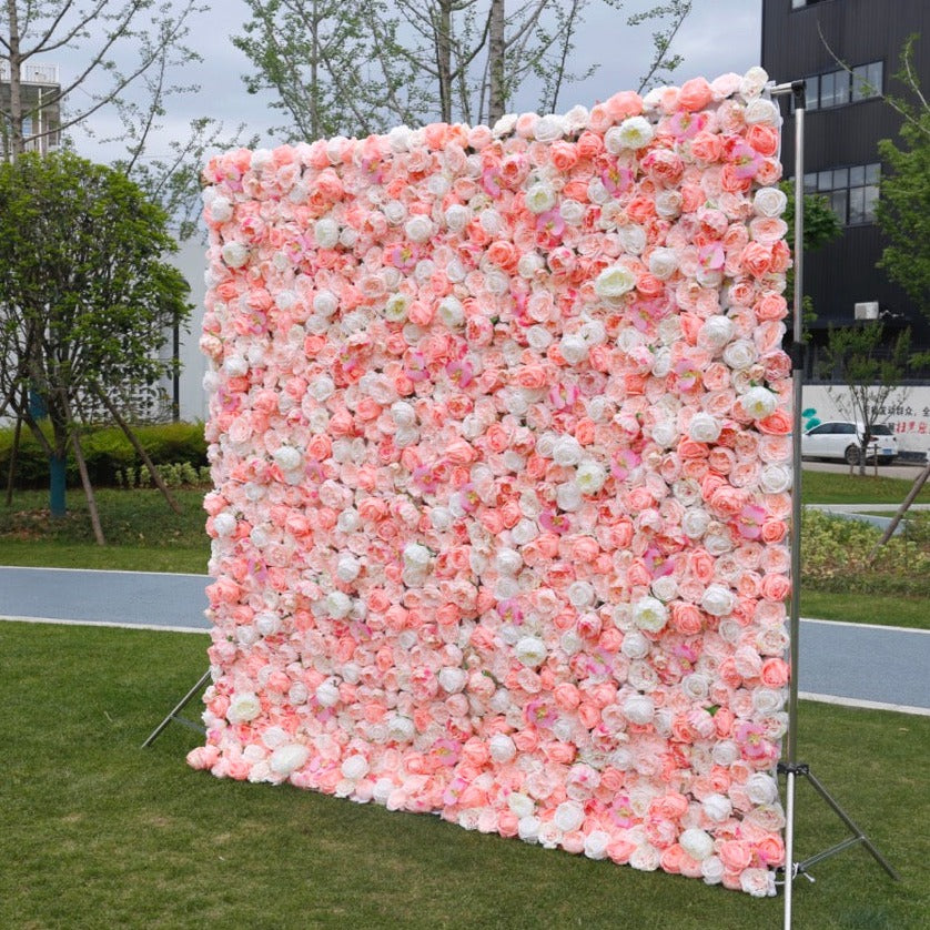 Blush Pink Premium Flower Wall - Cloth Backed